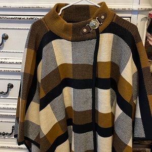 Anne Klein Poncho Sweater